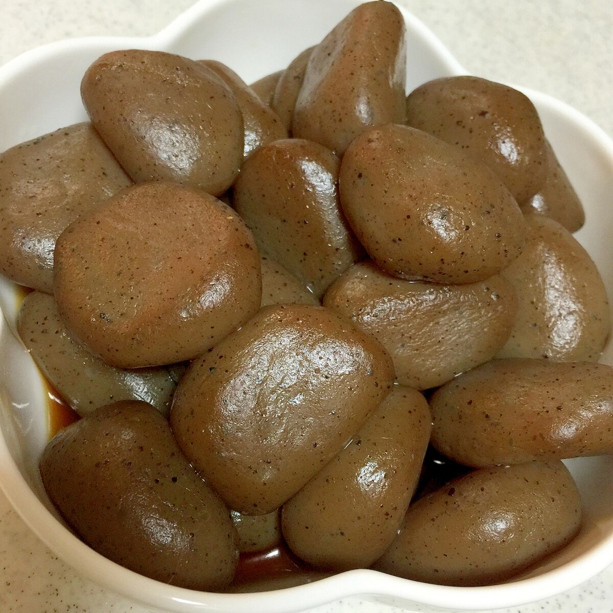 まんまるコンニャク煮 レシピ 作り方 By Youyouシェフ 楽天レシピ
